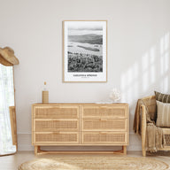 Saratoga Springs Portrait B&W Poster
