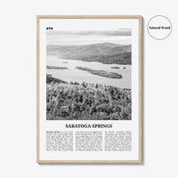 Saratoga Springs Print Black and White, Saratoga Springs Wall Art, Saratoga Springs Poster, Saratoga Springs Photo, New York, USA