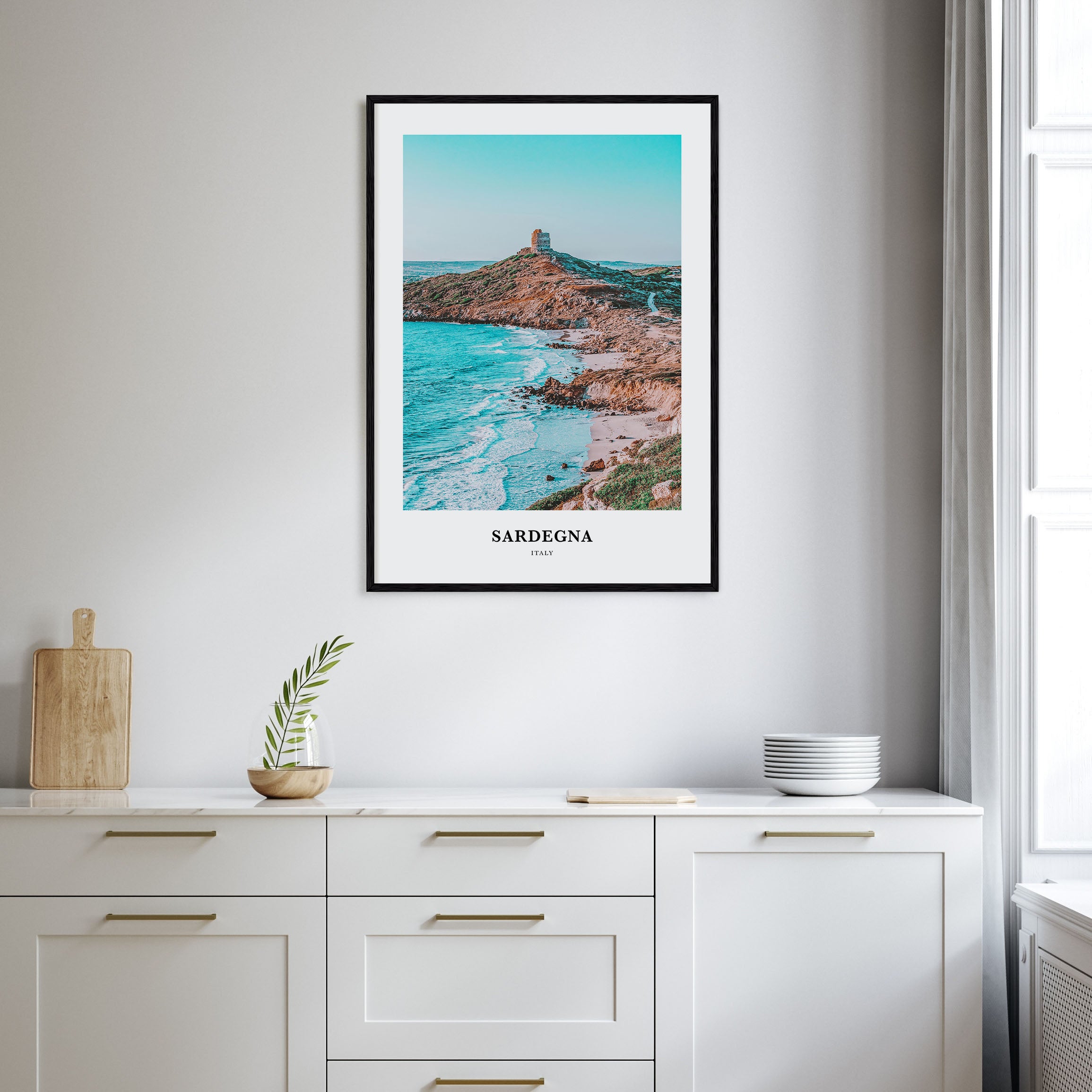 Sardegna Portrait Color Poster