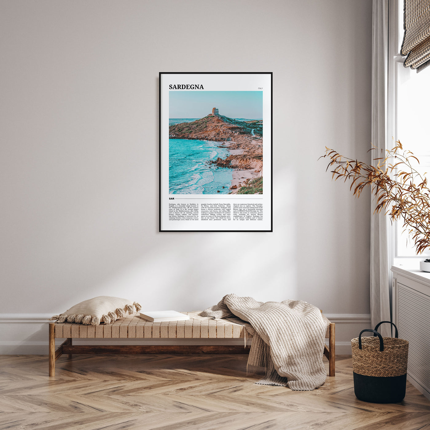 Sardegna Travel Color Poster