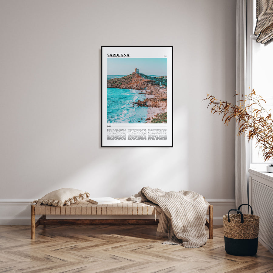 Sardegna Travel Color Poster