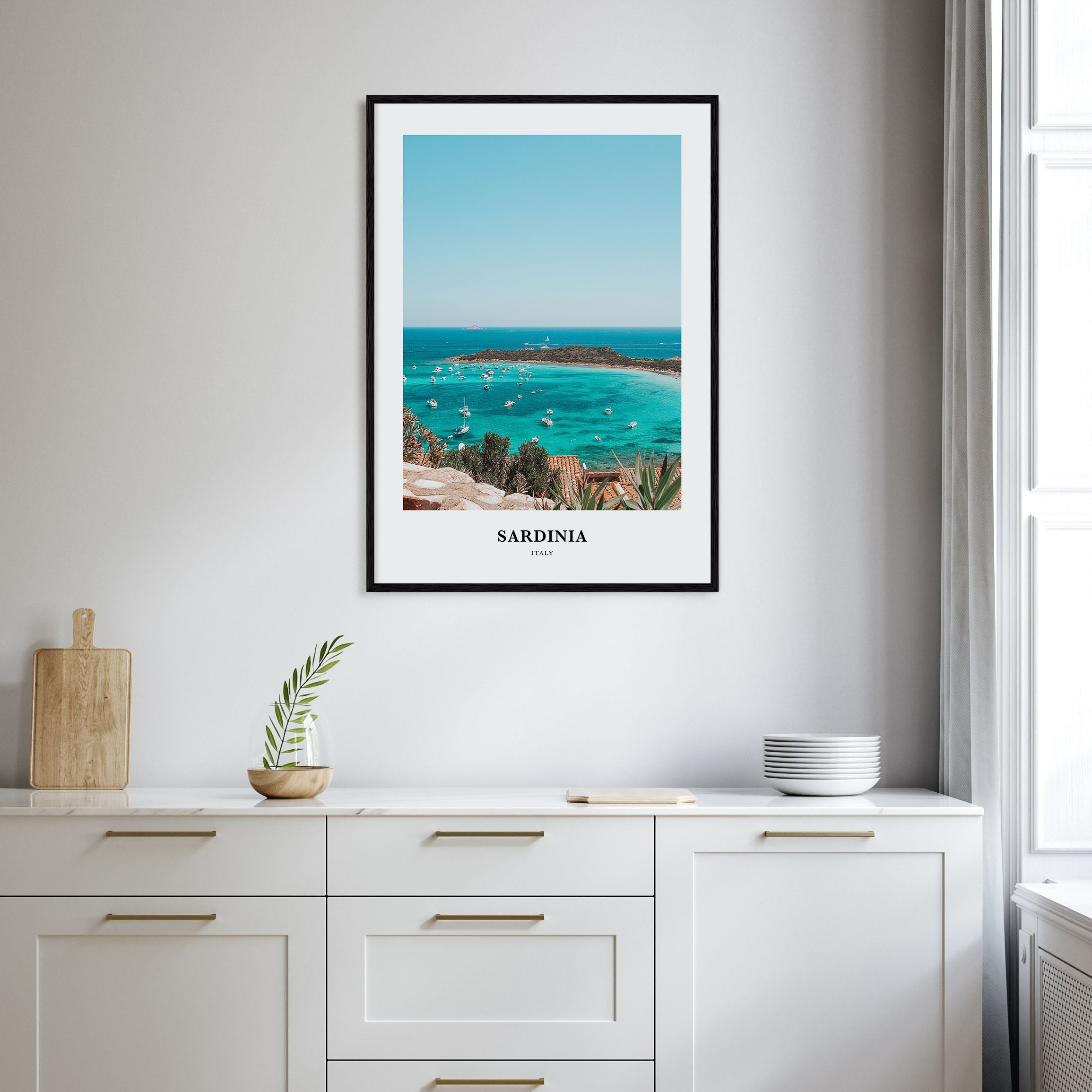 Sardinia Portrait Color Poster