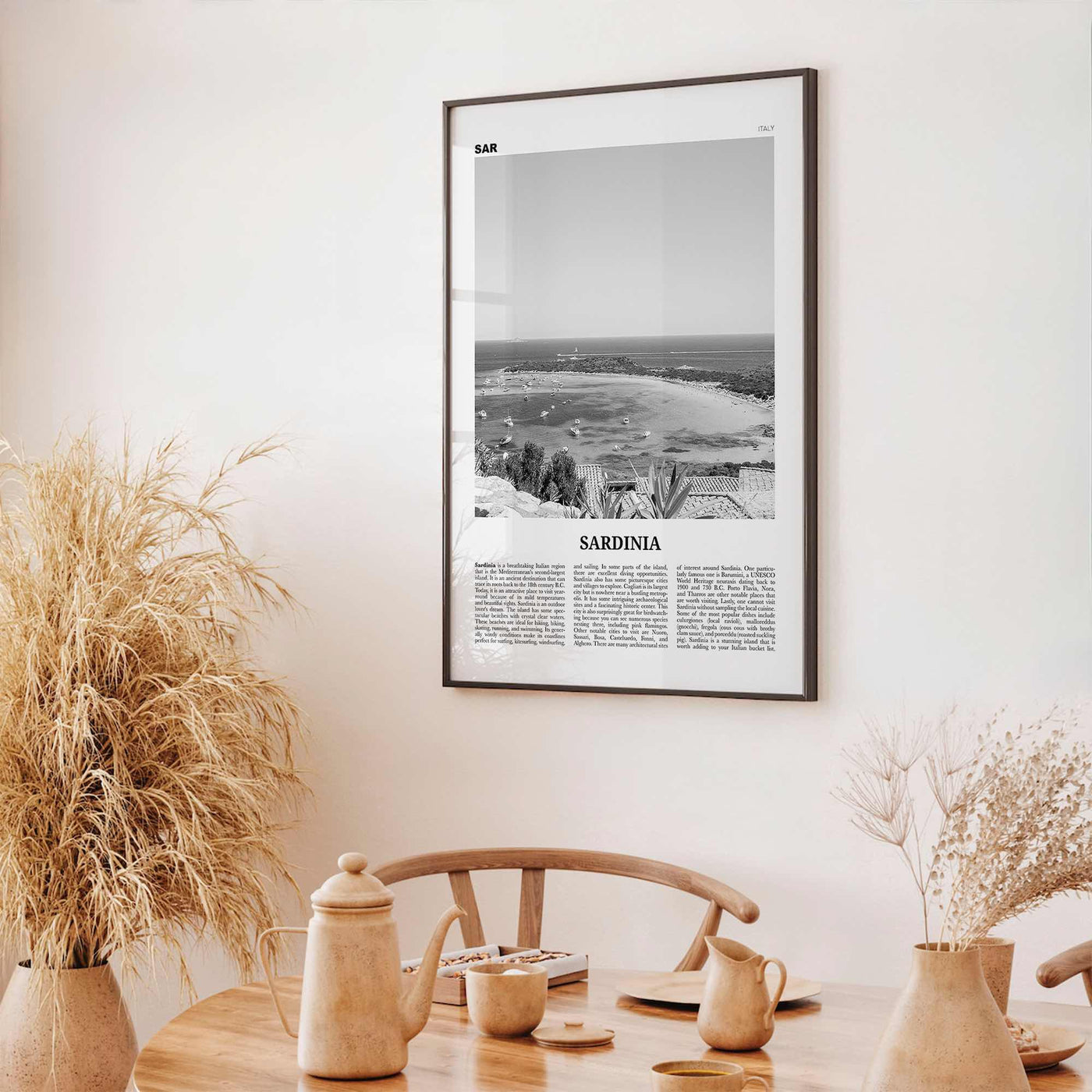 Sardinia Print Black and White, Sardinia Wall Art, Sardinia Poster, Sardinia Photo, Sardinia Wall Décor, Italy, Italia, Cagliari