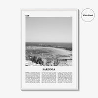 Sardinia Print Black and White, Sardinia Wall Art, Sardinia Poster, Sardinia Photo, Sardinia Wall Décor, Italy, Italia, Cagliari