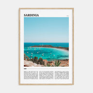 Sardinia Travel Color Poster