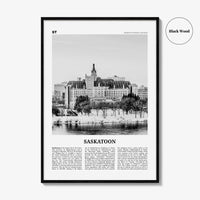 Saskatoon Print Black and White, Saskatoon Wall Art, Saskatoon Poster, Saskatoon Photo, Saskatoon Wall Décor, Saskatchewan, Corman Park