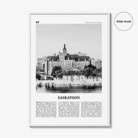 Saskatoon Print Black and White, Saskatoon Wall Art, Saskatoon Poster, Saskatoon Photo, Saskatoon Wall Décor, Saskatchewan, Corman Park