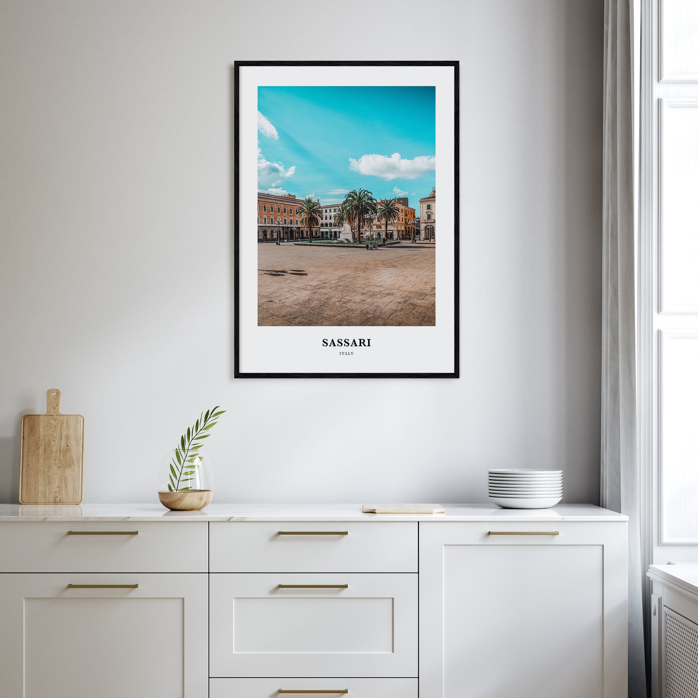 Sassari Portrait Color Poster