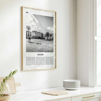 Sassari Print Black and White, Sassari Wall Art, Sassari Poster, Sassari Photo, Sassari Wall Décor, Sassari Map, Italy