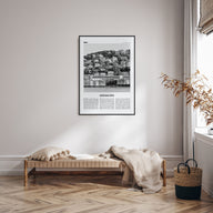 Sausalito Travel B&W Poster