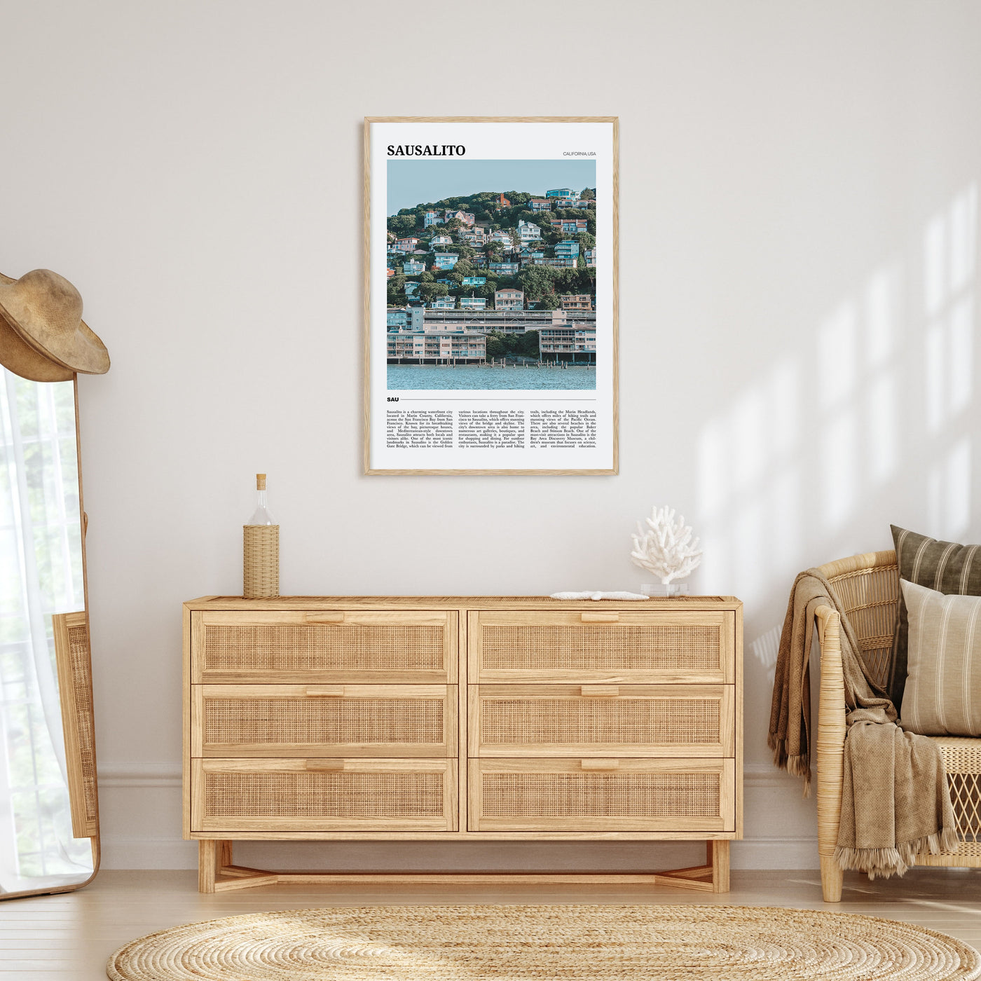 Sausalito Travel Color Poster