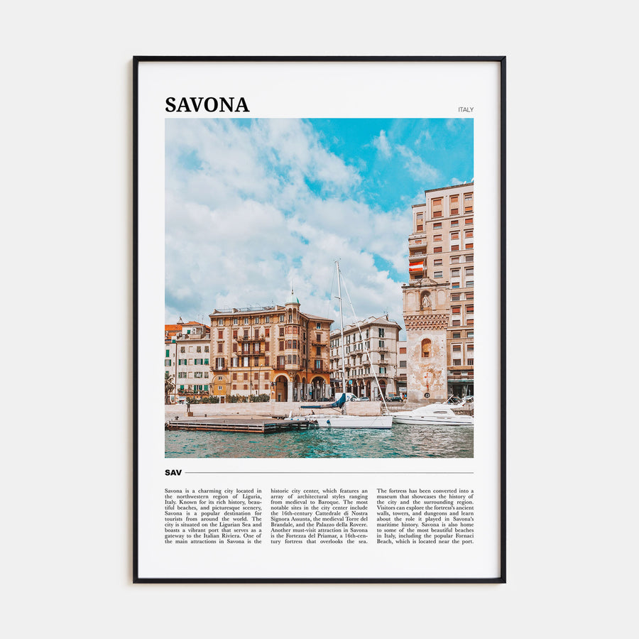 Savona Travel Color Poster