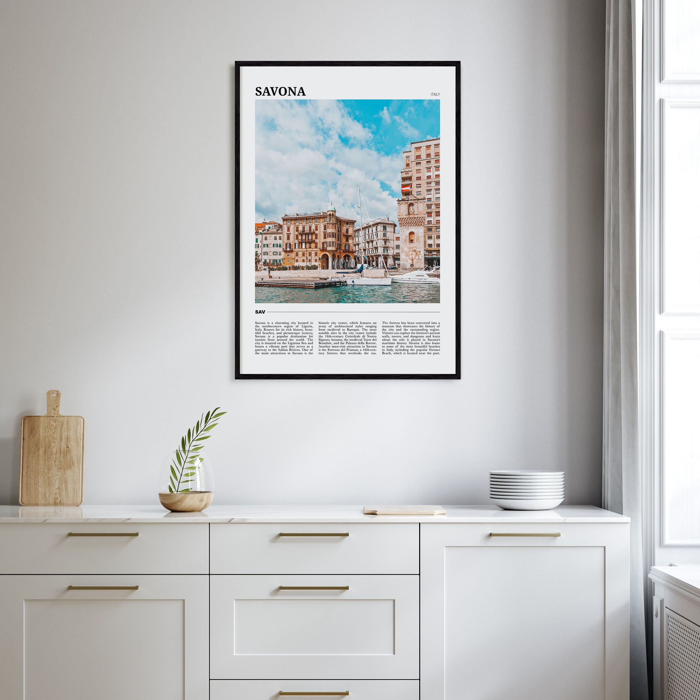 Savona Travel Color Poster