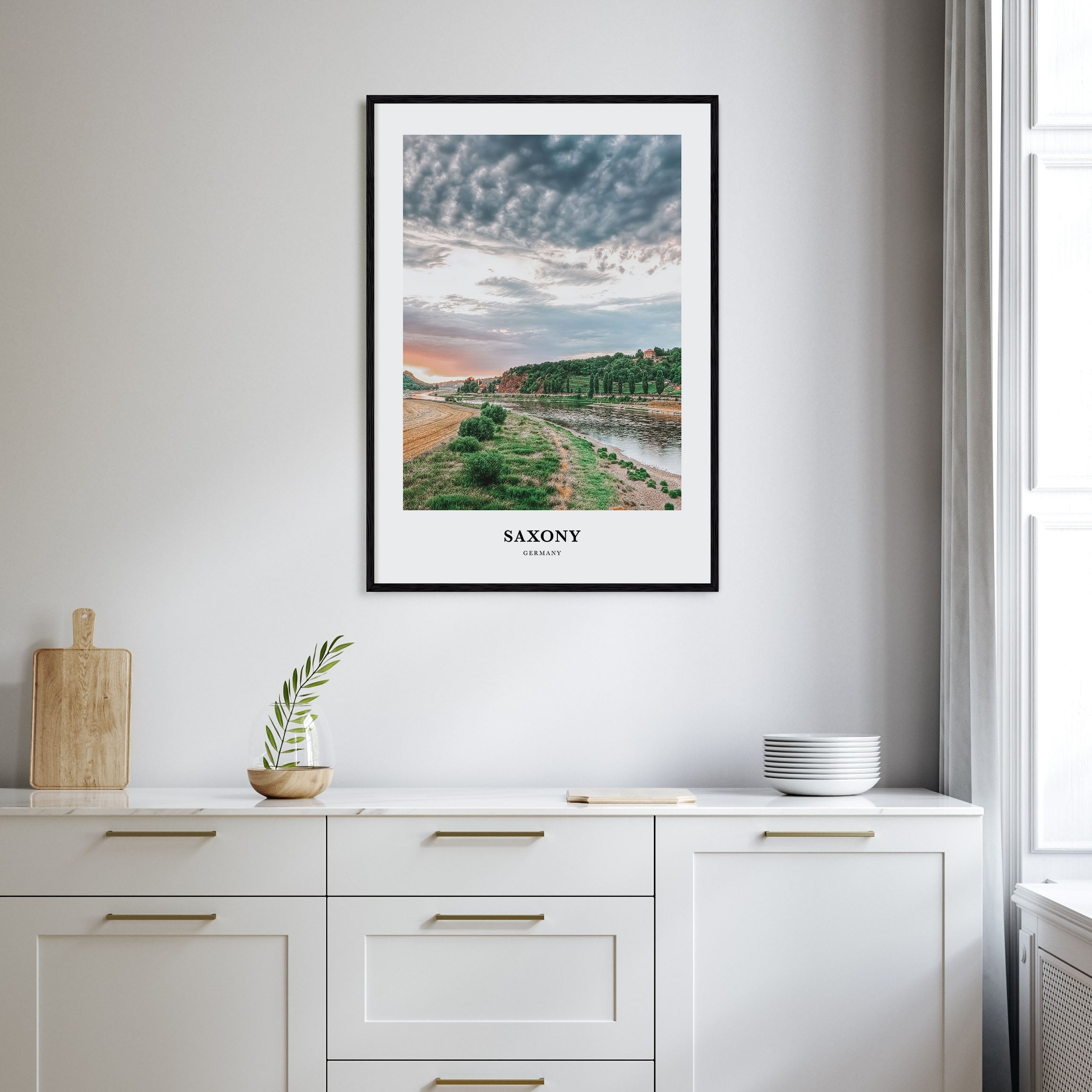 Saxony Portrait Color Poster
