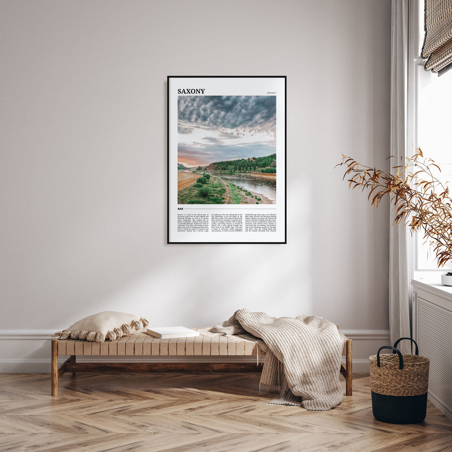 Saxony Travel Color Poster