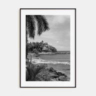 Sayulita Photo B&W Poster