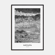 Sayulita Portrait B&W Poster