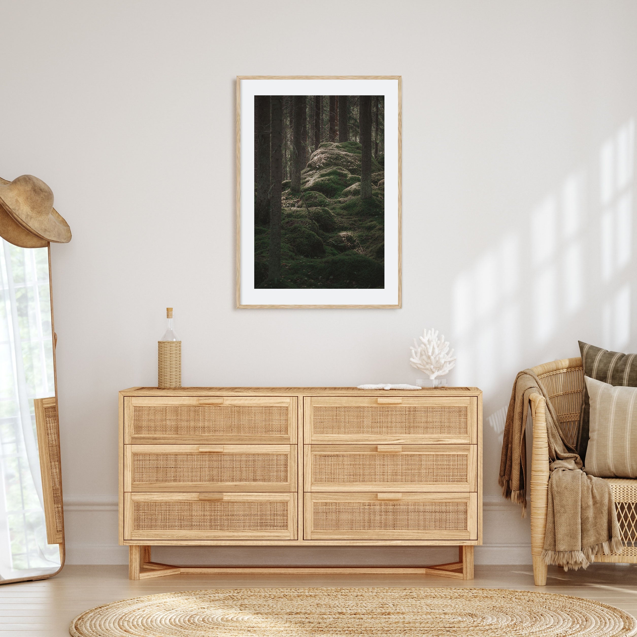 Scandinavian Forest Photo Color No 2 Poster