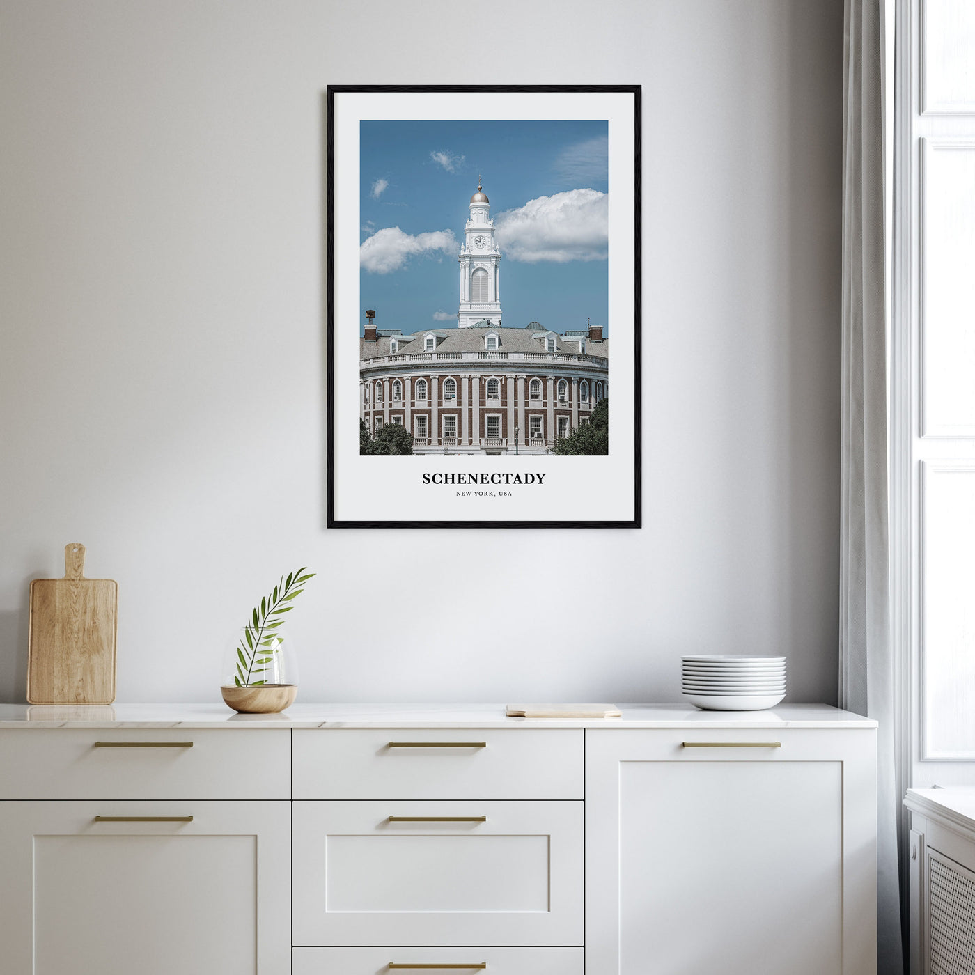 Schenectady Portrait Color Poster