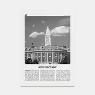 Schenectady Travel B&W Poster
