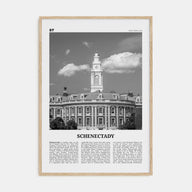 Schenectady Travel B&W Poster