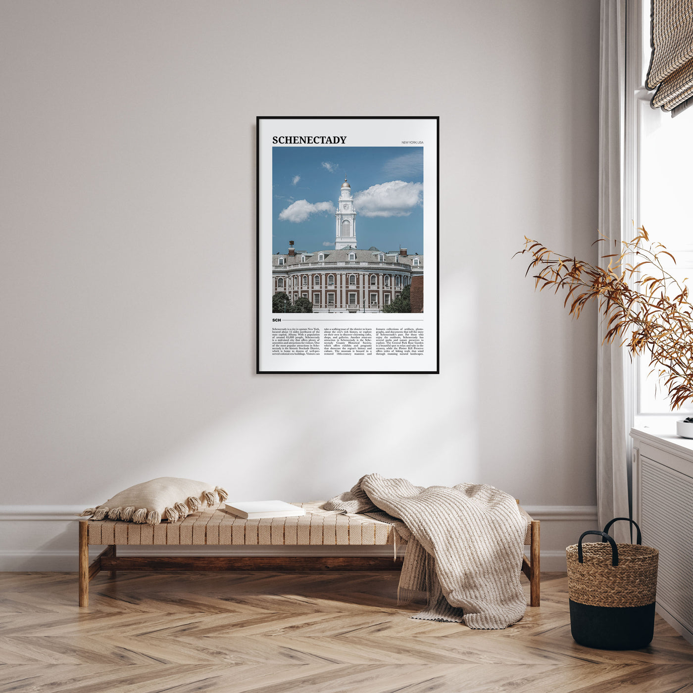 Schenectady Travel Color Poster