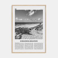 Schleswig-Holstein Travel B&W Poster