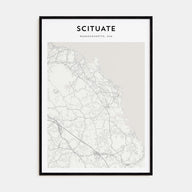 Scituate Map Portrait Poster