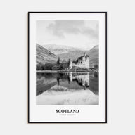 Scotland Portrait B&W Poster