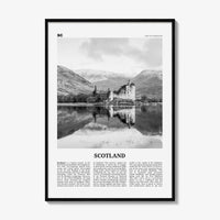 Scotland Print Black and White, Scotland Wall Art, Scotland Poster, Scotland Photo, UK, United Kingdom, Britain, Edinburgh, Glasgow, Europe