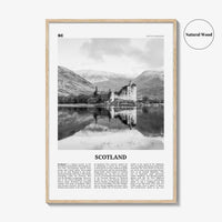 Scotland Print Black and White, Scotland Wall Art, Scotland Poster, Scotland Photo, UK, United Kingdom, Britain, Edinburgh, Glasgow, Europe