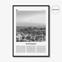Scottsdale Print Black and White No 1, Scottsdale Wall Art, Scottsdale Poster, Scottsdale Photo, Arizona, USA, United States, North America