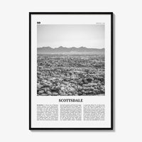 Scottsdale Print Black and White No 2, Scottsdale Wall Art, Scottsdale Poster, Scottsdale Photo, Arizona, USA, United States, North America