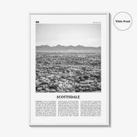 Scottsdale Print Black and White No 2, Scottsdale Wall Art, Scottsdale Poster, Scottsdale Photo, Arizona, USA, United States, North America