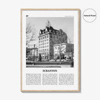 Scranton Print Black and White No 1, Scranton Wall Art, Scranton Poster, Scranton Photo, Scranton Wall Décor, Pennsylvania, USA