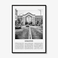 Scranton Print Black and White No 2, Scranton Wall Art, Scranton Poster, Scranton Photo, Scranton Wall Décor, Pennsylvania, USA