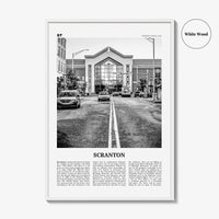 Scranton Print Black and White No 2, Scranton Wall Art, Scranton Poster, Scranton Photo, Scranton Wall Décor, Pennsylvania, USA