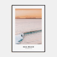 Seal Beach Portrait Color No 1 Poster