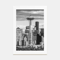 Seattle Photo B&W No 1 Poster