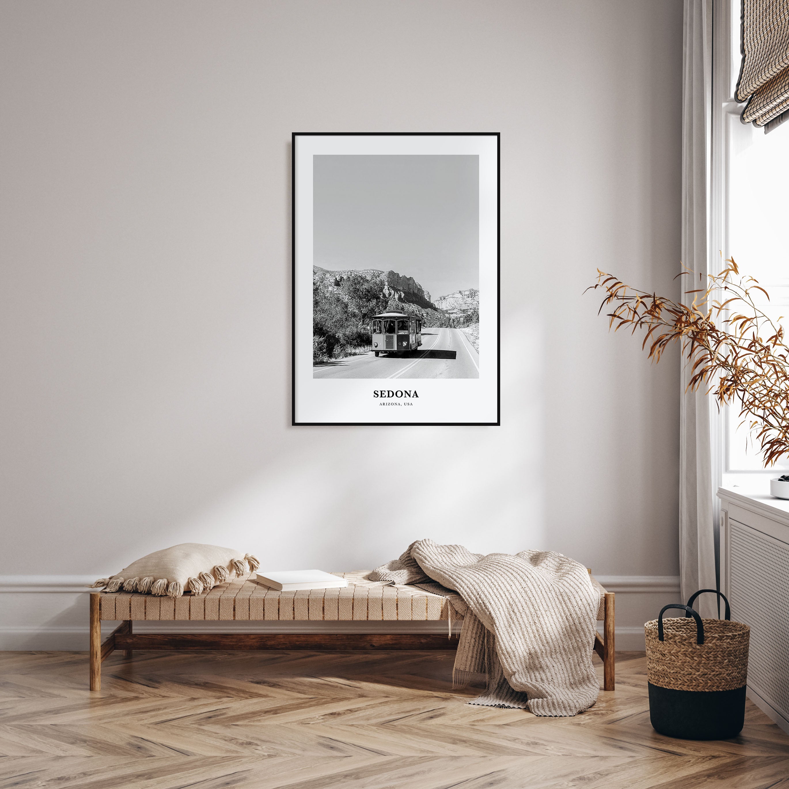 Sedona Portrait B&W Poster
