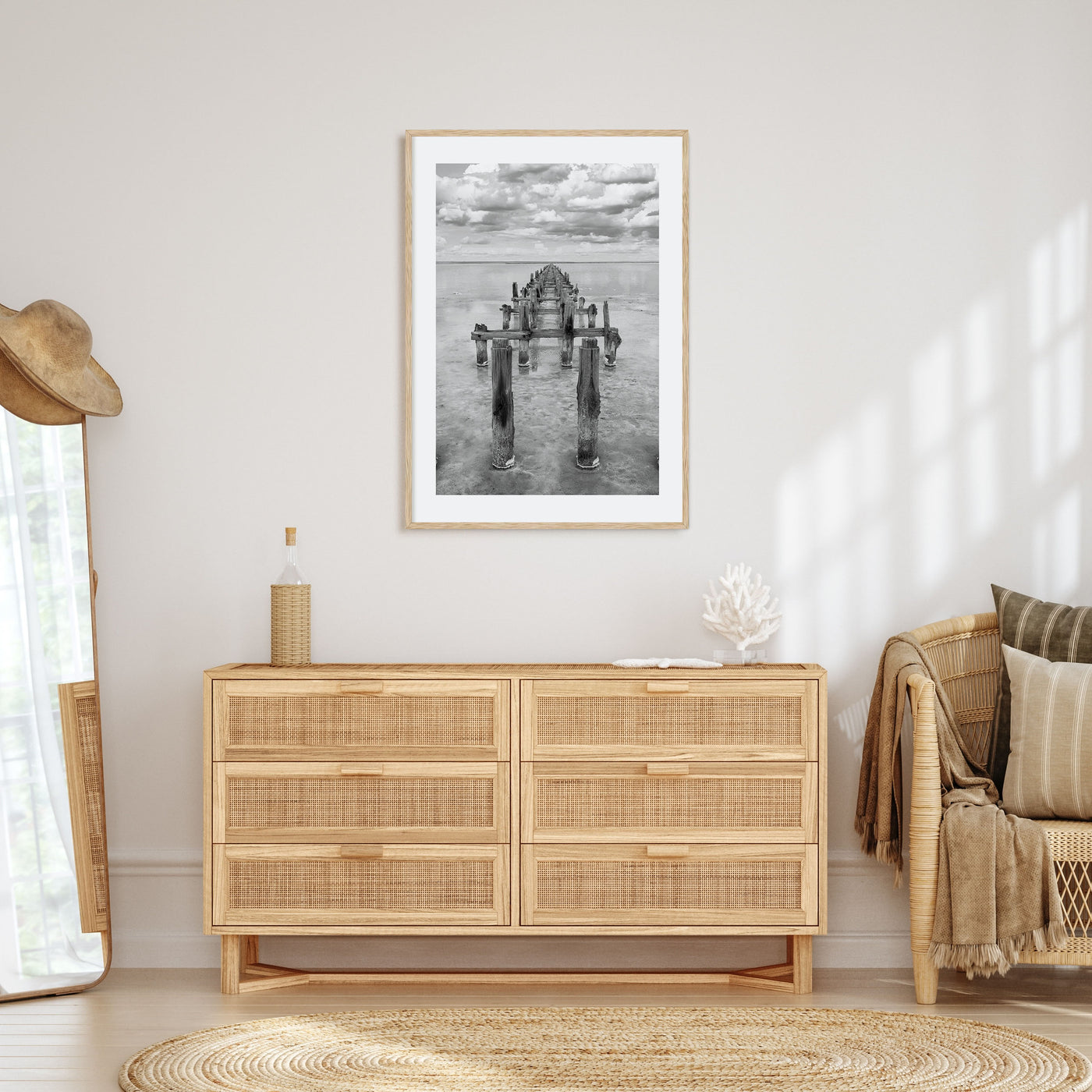 Senegal Photo B&W Poster