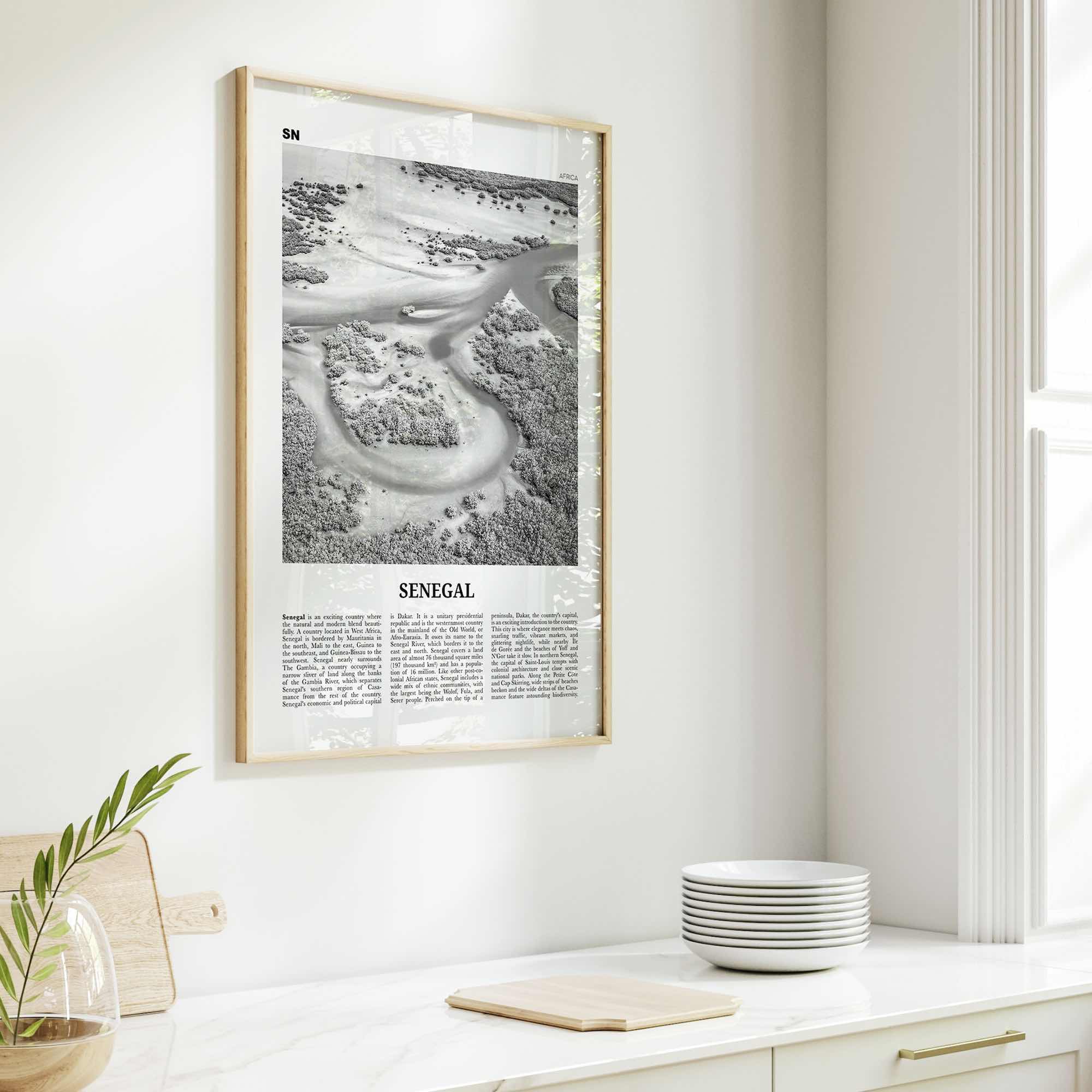 Senegal Print Black and White, Senegal Wall Art, Senegal Poster, Senegal Photo, Senegal Wall Decor, Sénégal, Dakar, Africa