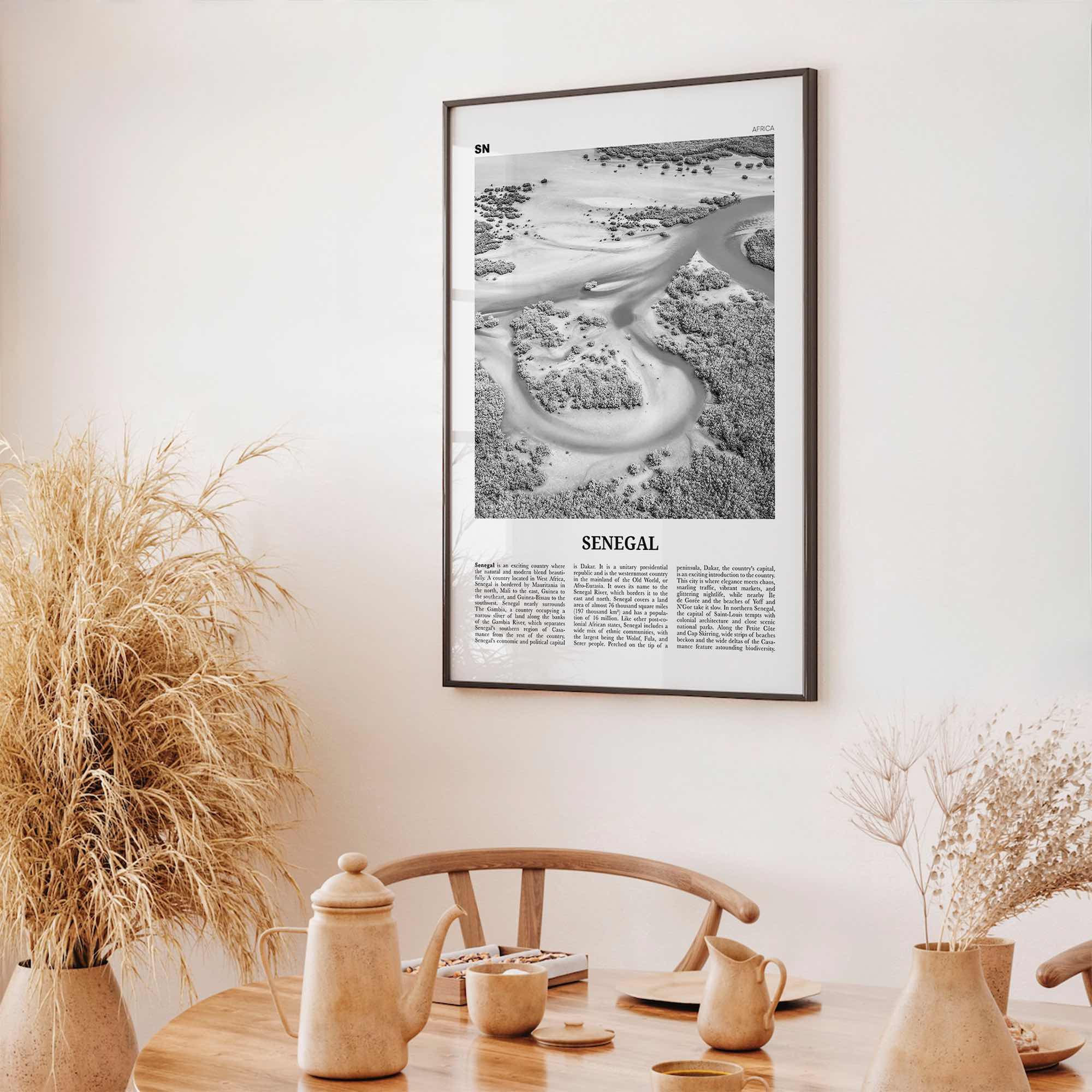 Senegal Print Black and White, Senegal Wall Art, Senegal Poster, Senegal Photo, Senegal Wall Decor, Sénégal, Dakar, Africa