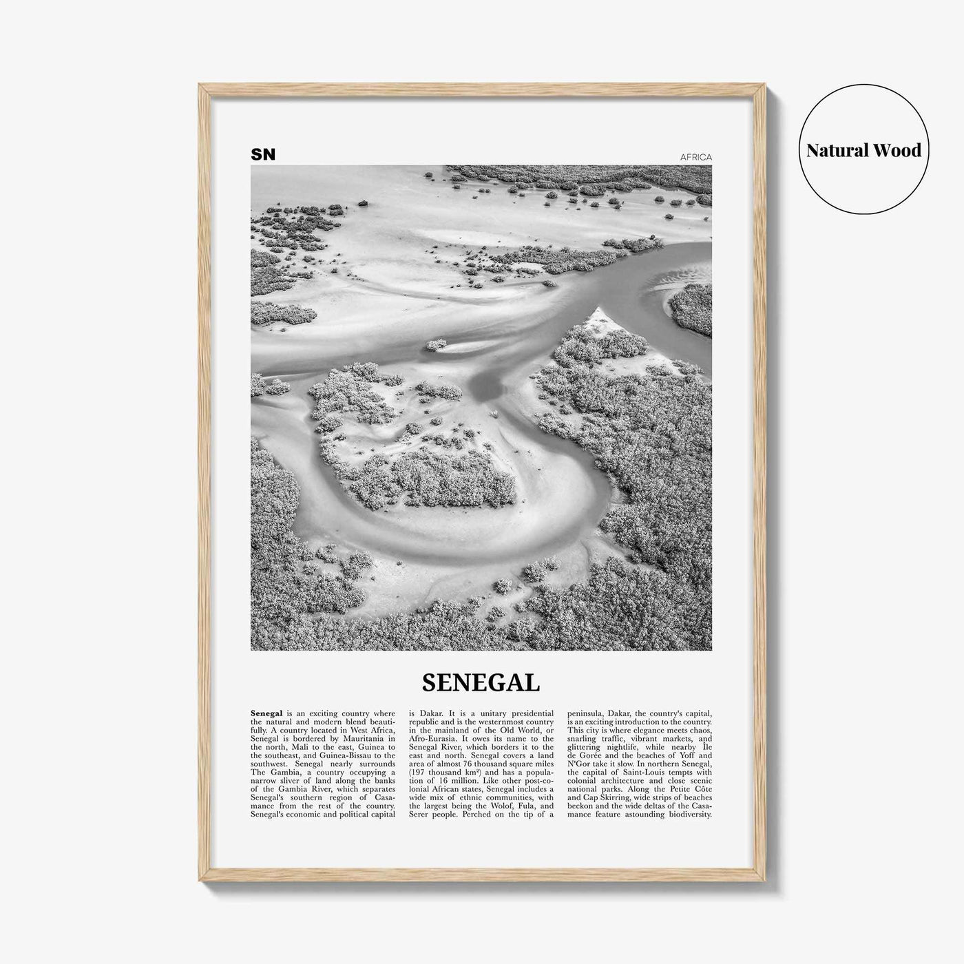 Senegal Print Black and White, Senegal Wall Art, Senegal Poster, Senegal Photo, Senegal Wall Decor, Sénégal, Dakar, Africa