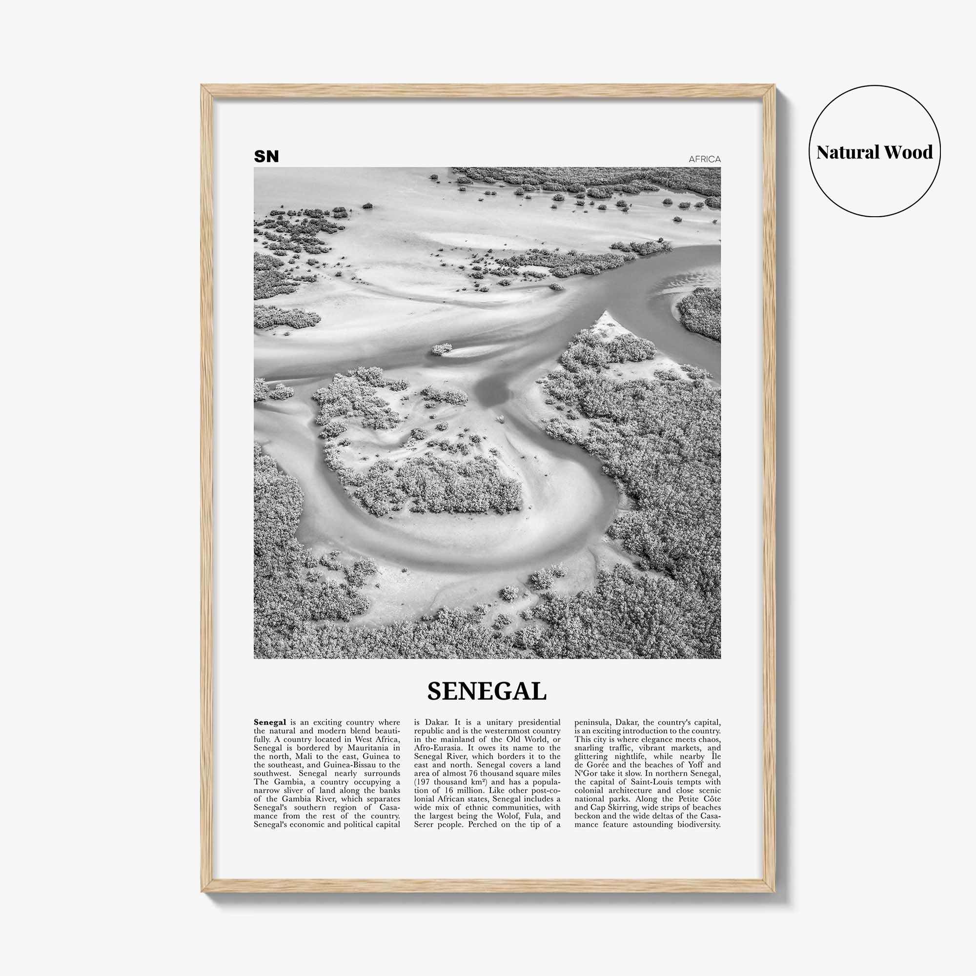 Senegal Print Black and White, Senegal Wall Art, Senegal Poster, Senegal Photo, Senegal Wall Decor, Sénégal, Dakar, Africa