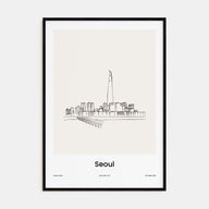 Seoul Drawn No 1 Poster