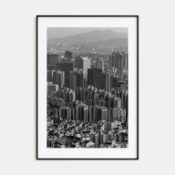 Seoul Photo B&W No 1 Poster