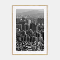 Seoul Photo B&W No 1 Poster