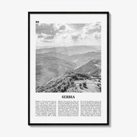 Serbia Print Black and White, Serbia Wall Art, Serbia Poster, Serbia Photo, Serbia Wall Decor, Србија, Srbija, Belgrade, Balkan, Europe