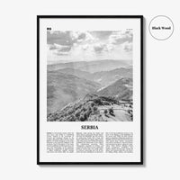 Serbia Print Black and White, Serbia Wall Art, Serbia Poster, Serbia Photo, Serbia Wall Decor, Србија, Srbija, Belgrade, Balkan, Europe